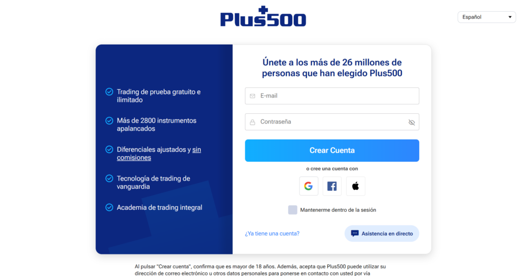 Cómo Registrarse en Plus500 - PlataformasDeTrading.mx Cómo registrarse en Plus500