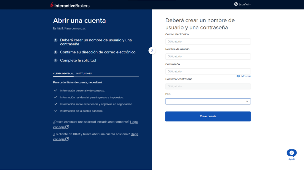 Cómo registrarse en Interactive Brokers - PlataformasDeTrading.mx Cómo registrarse en Interactive Brokers